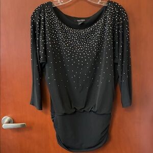 White House Black Market Embellished Blouse